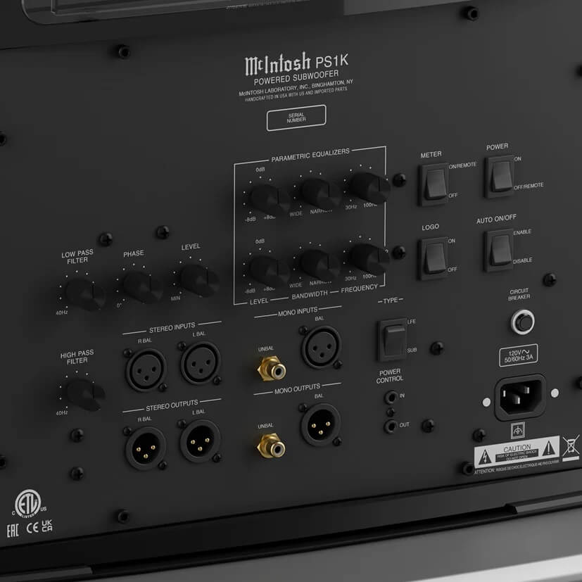 McIntosh PS1K Güçlendirilmiş Subwoofer